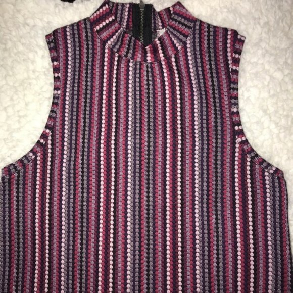 Anthropologie Postmark Polka Dot Sweater Knit Tank - Picture 7 of 7